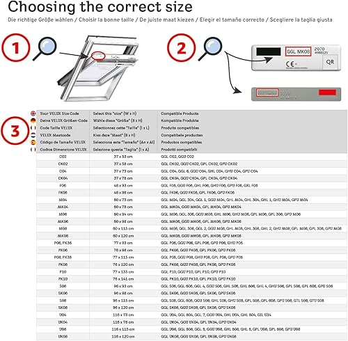 VELUX Original Store Plissé Occultant et Isolant, UK04, Blanc - Nail Gallerys