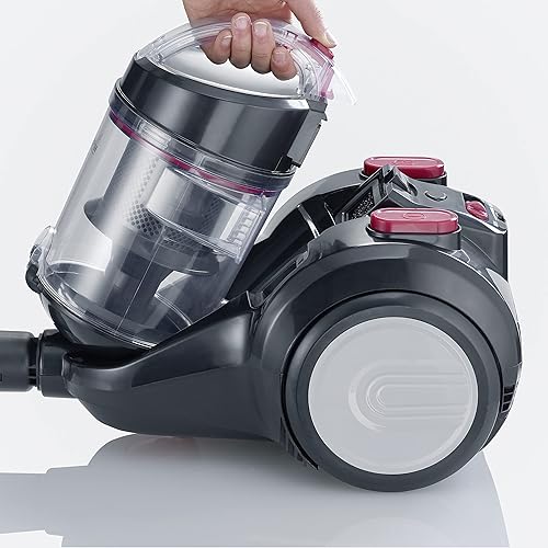 SEVERIN Aspirateur sans sac avec brosse parquet, Aspirateur traîneau à technologie cyclonique puissante, Aspirateur cyclone idéal pour lutter contre les allergies, Hepa 13, CY 7089 - Nail Gallerys
