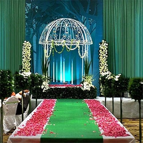 HRXCW Tapis d'allée de cérémonie de mariage, tapis vert épais, tapis Long jetable et robuste for événements de cérémonie en plein air Tapis d'allée de mariage ( Color : Green-5.5mm , Size : 1.5x10m ) - Nail Gallerys