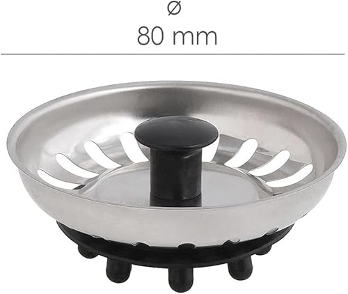 Wolfpack 4110650 Bouchon/bouchon de vidange, acier inoxydable, T-93-115 1 1/2 - Nail Gallerys