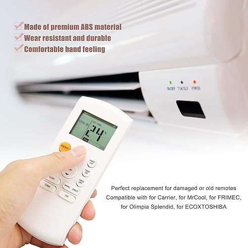 RG57B BGE Télécommande de Climatiseur Compatible avec RG57B1 BGE RG57B2 BGE RG57B BGE RG57 BGE RG57A BGE RG57A6 BGEF RG57A7 BGEF RG57A6 BGEFU1 RG57E1 BGEU1 RG57H3 BGEFU1 - Nail Gallerys