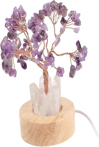 Arbres de Vie améthyste en Cristaux Naturel ésotérique Pierre d'energie spiritualité - Nail Gallerys