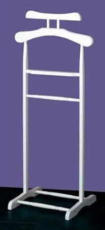 HAKU Möbel 30270 Valet Bois Massif Hévéa Blanc - Nail Gallerys