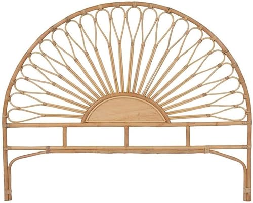 Vente-unique - Tête de lit 140 cm - Rotin - Naturel - SOLIA - Nail Gallerys