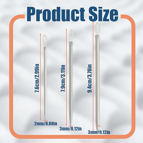 BOPRKTM 6 Pièces aiguilles à laine aiguilles à Coudre à Gros Chas aiguilles à coudre avec grand chas aiguille à repriser,pour coudre aiguilles à repriser avec grand chas,pour tisser la laine - Nail Gallerys