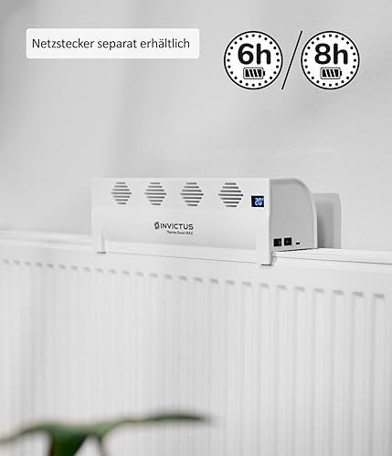 Genius Invictus Therma Boost Max Chauffage avec écran 2 modes, sans fil, répartition de la chaleur, économie d'énergie, coûts de chauffage, ventilateur de chauffage, installation facile - Nail Gallerys