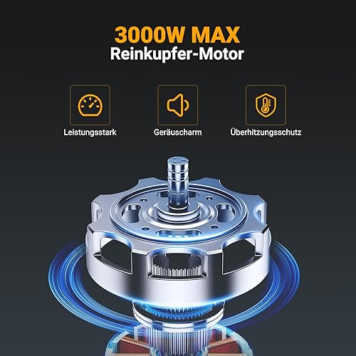 Aobosi Hachoir a Viande électrique 3000 W Professionnel avec 3 tailles de grille de hachage, Tube de hachoir #10, Inox, pour saucisse - Nail Gallerys