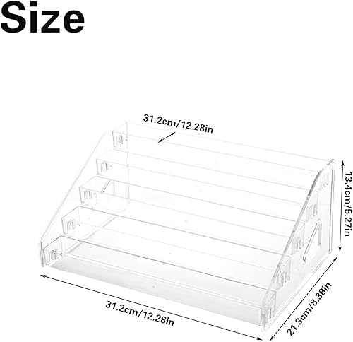 JINGHANGER 5 Niveaux Présentoir pour cartes à collectionner 31x21,5x13,5 cm Présentoir de cartes de table Cartes à jouer - Nail Gallerys
