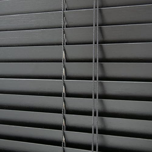 MADECOSTORE Store vénitien Bambou 27mm - Noir - L40 x H150cm - Nail Gallerys