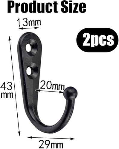 Fc'Noqgn Lot de 2 embrasses de Rideau en métal Noir Supports de Rideau en Forme de U pour Rideaux Crochets pour embrasses de Rideau Décoratifs - Nail Gallerys