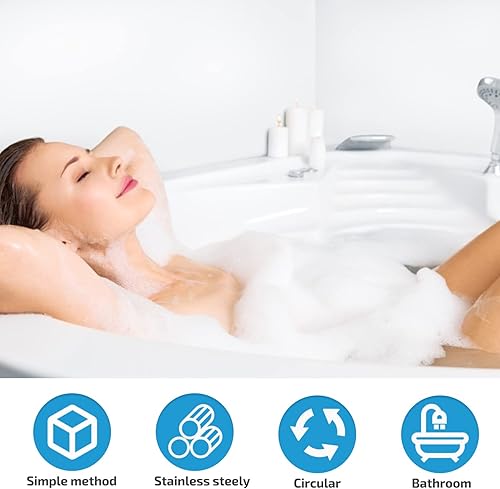 Zerodeko Support De Bain Extensible Antidérapant Acier Inoxydable Pour Salle De Bain Étagère Pratique Pour Téléphone Et Serviette Pour Moment De Détente Lecture La - Nail Gallerys