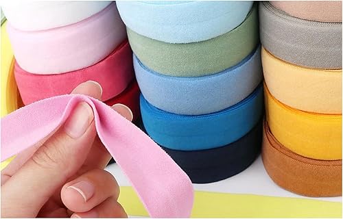 LIMIKPH Bande élastique pliable de 10 m - Plusieurs couleurs disponibles - Largeur : 20 mm - Noir - Nail Gallerys