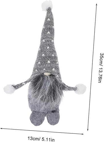 Cabilock 1Pc Nain De Noël Ornements De Noël Mini Peluches Mini Mini Ornements De Noël Poupée sans Visage Nain De Noël Poupée Maison Poupée Décor Poupée Artisanat Sable Rose - Nail Gallerys