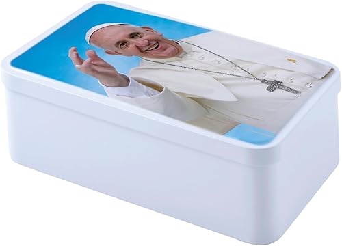 Boîte à Sucre en Métal – Hommage au Pape François – Élégance et Spiritualité dans votre Cuisine - Modèle 1 - Nail Gallerys
