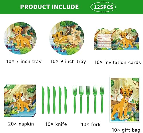 125 Pièces Décoration Anniversaires,Déco Anniversaire ,Vaisselle de Fête Décoration d'anniversaire Enfant,Banniere,Ballons,Assiettes,Serviettes,Nappe,Cupcake Toppers,Carte d'invitation - Nail Gallerys