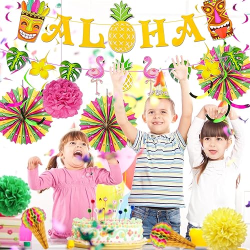 YBwanli Décorations de fête hawaïenne/décorations de fête d'été/bar Tiki/décorations de fête tropicale/décorations de fête de plage/décorations de fêt - Nail Gallerys