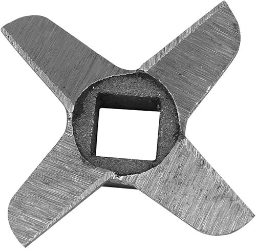 Hachoir à Viande en Acier Inoxydable Professionnel - 5 Lames Interchangeables pour Mixeur, Saucisses & Viande Hachée - Compatible avec la Plupart des Robots Culinaires (Modèle #8) - Nail Gallerys