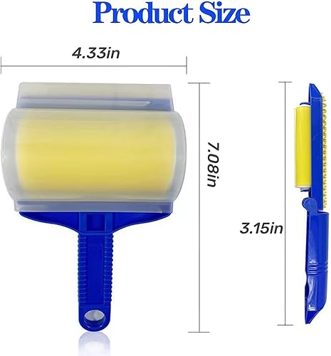 astik-rouleau pour animaux de compagnie réutilisable,brosse spirado, spirado poils, o'poils - rouleaux anti-poils d'animaux lavable et réutilisable, Spirado Poils, o Poils,ramasse Poils Animaux sur - Nail Gallerys