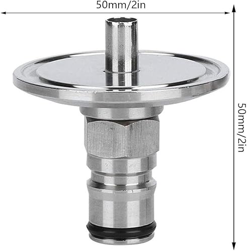 2Pcs 304 Acier Inoxydable Verrouillage À Bille Post Keg Homebrew Keg 1.5in Tri-Clamp to Ball Lock Post Adapter Brewing Fitting Accessory Keg Adapter Kit - Nail Gallerys