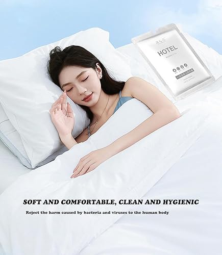 Ensemble de Voyage Jetable de 10, y Compris Les Draps en Microfibre, Housse de Couette et Taie d'oreiller, Serviettes en Coton pour la Salle de Bain et de Nettoyage, Coussins en Tissu Non Tissé - Nail Gallerys