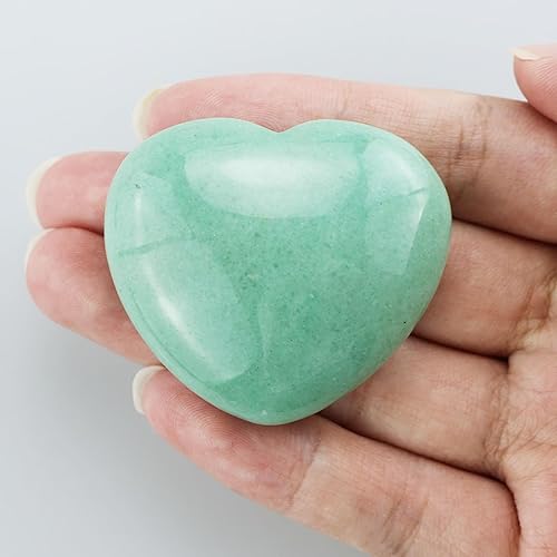 1 PièCe De Grande Pierre De Quartz Rose De 45 Mm, Aventurine Verte, Cristaux De GuéRison, Sac De MéDitation, Palmier, Pierre PréCieuse De GuéRison, Pierre De Souci, Minimalisme, DéCoration De Chambre - Nail Gallerys