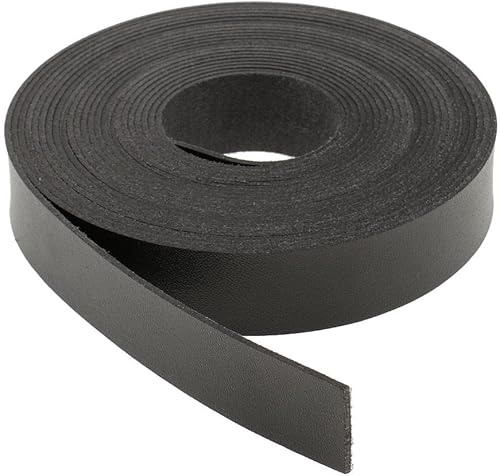 dailymall 5 Mètres De Bande De Sangle en Cuir PU pour L'artisanat du Cuir Sac à Bandoulière Matériel De Ceinture 2cm - Noir - Nail Gallerys