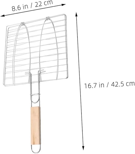 ULTECHNOVO 2Pièces Panier de Grillade pour Barbecue Accessoire de Grillage à Poisson Viande pour Camping - Nail Gallerys