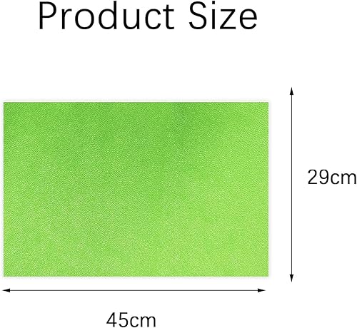 Lot de 4 Tapis en Éponge pour Réfrigérateur, Filtre Éponge pour Tiroir de Réfrigérateur Anti-Moisissure, Anti-moisissure, Lavable, Tapis pour Réfrigérateur, 45x29x0.3 cm, Vert - Nail Gallerys