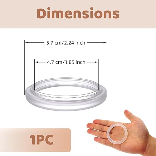 Joint pour DeLonghi Machine à Café, Anneau D'Étanchéité en Silicone de Qualité Alimentaire, Compatible avec Dedica EC680 EC685 EC820 EC850 EC860, Facile à Installer et Résistant à la Chaleur - Nail Gallerys