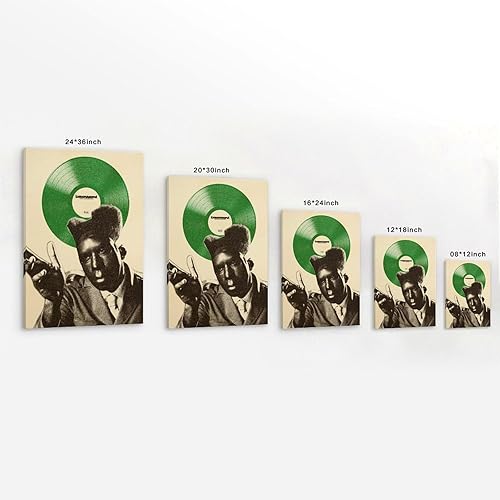 HANLIN Tyler The Creator Poster mural décoratif sans cadre pour chambre à coucher 30 x 45 cm - Nail Gallerys