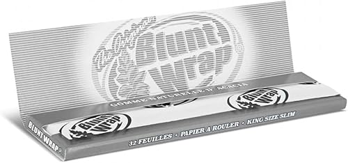 Feuilles à Rouler Longues blunt wrap Silver x 10 - Nail Gallerys