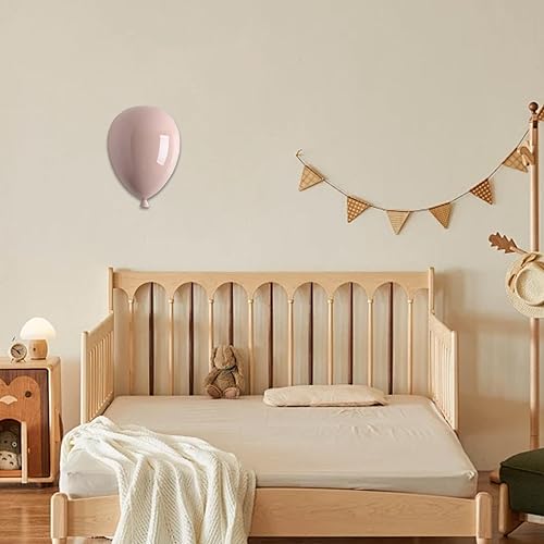 CGTQROVR Art mural en céramique simple et moderne Balon de ballon suspendu sculpture murale décorations cadeaux pour le salon de salon du bureau pépinière - Nail Gallerys