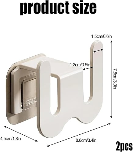 JINJUMEI 2 Pièces Porte Chaussures Mural Crochet Porte Chaussures Mural Adhesif Porte Chaussures Suspendu Shoe Rack Porte Serviettes pour Salle de Bain, Salon, Chambre - Nail Gallerys