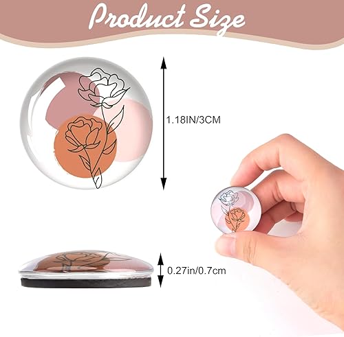 12pcs Aimant Frigo Magnet, Aimants Tableau Magnétique 3D, Aimants Décoratifs pour Réfrigérateur Armoires et Tableaux Blancs, Aimants Ronds pour Accrocher Photos, Décoration pour Maison Bureau - Nail Gallerys