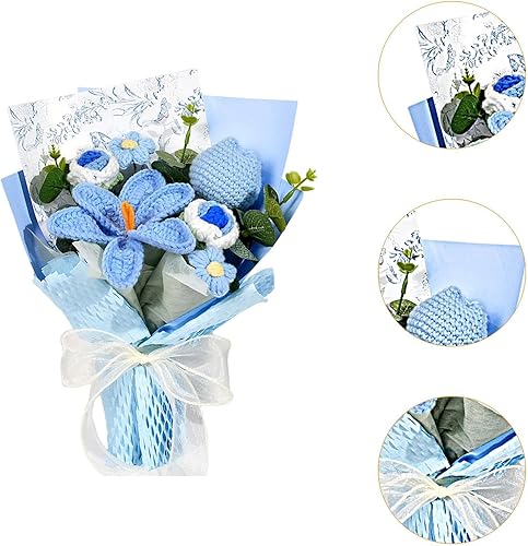 Harilla Bouquet de Fleurs de Crochet terminée, Rose - Nail Gallerys