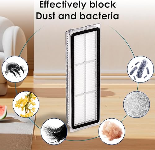 (7 Pièces) L10s Ultra Filtres Hepa Compatibles Avec Les Aspirateurs Robots Dreame L10s Ultra, L10s Pro, L10 Ultra, Z10 Pro, S10, S10 Pro, S10 Plus, B101CN, 1C, W10, X10+, L10 + Plus, Z10 Pro, D10 Plus - Nail Gallerys