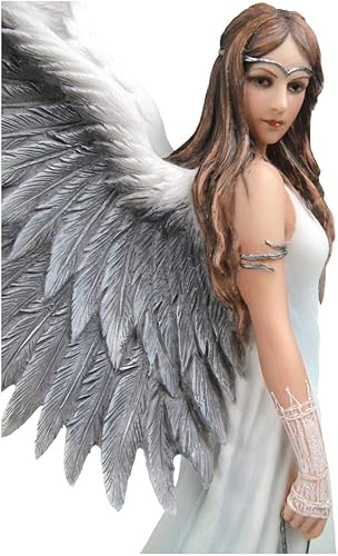 Nemesis Now Spirit Guide Anne Stokes Figurine d'ange en résine Blanc 24 cm - Nail Gallerys
