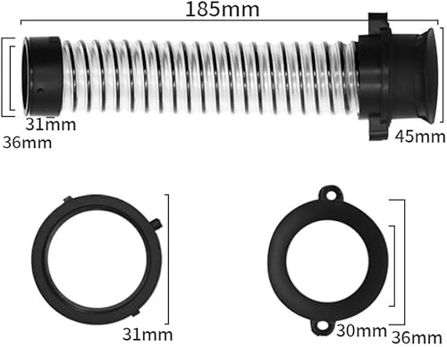 Le tuyau compatible avec les aspirateurs Bissell 4e génération améliore la puissance d'aspiration, tuyau d'égout pour épurateur de sol fileté sous vide - Nail Gallerys
