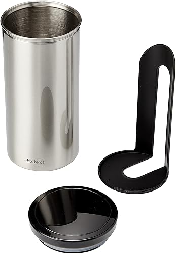Brabantia 476228 Boîte pour 18 Dosettes de Café Senseo Couvercle Acier Gris - Nail Gallerys
