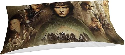 Seigneur des Anneaux 3D Imprimé Aragorn Housse De Couette Pour Adultes Et Enfants Housses De Couettes E Avec Fermeture À Glissière Parure De Lit Avec Taies Microfibr 2 Pièces Single（135x200cm） - Nail Gallerys