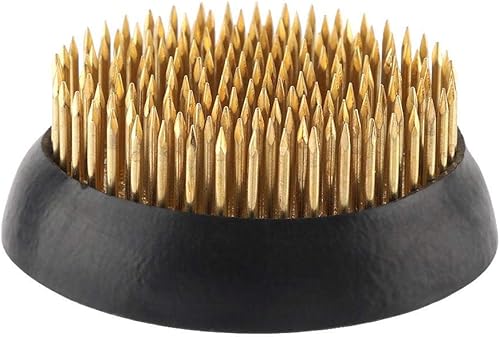 Support rond de grenouille de fleur, goupille d'arrangement de fleur rond, outil d'arrangement de décoration de fleur de Kenzan fixé(60mm) - Nail Gallerys