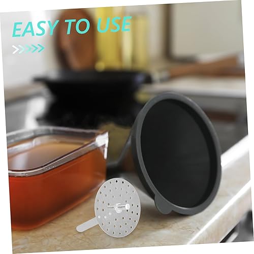 Alipis 6 Pièces Filtre en acier inoxydable crépine de vidange entonnoir de mise en conserve avec passoire crépine en acier inoxydable pour entonnoir filtre amovible - Nail Gallerys