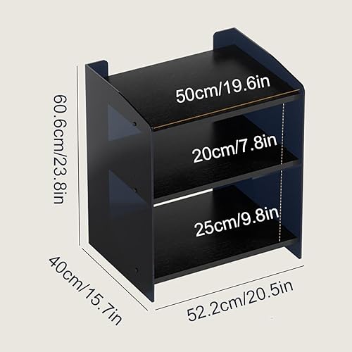 Meuble Chaine Hifi Support De Stockage De Composants Audio Multicouche, Multifonction Meuble Hifi， Meuble Multimédia Stéréo Lunette En Acrylique Support Multimédia Audio Et Vidéo D'angle For TV(Black, - Nail Gallerys