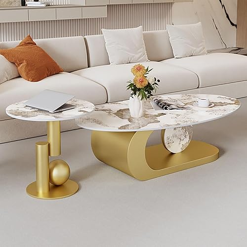 Table Basse De Salon, Tables Basses De Salon, Petite Table Centrale, Table Basse Pour Salon Moderne, Table Basse Design, Tables De Salon, Table Salon Pour Chambre À Coucher, Salle À Manger(White,120*6 - Nail Gallerys