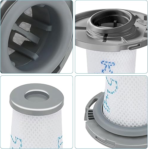 3 Pièces Filtre de Rechange pour Aspirateur Rowenta X-Force Flex 8.60 RH9611 RH9637 RH9638 RH9639, Alternative au Filtre de Séparateur Remplacer Accessoires ZR009006 avec une Brosse de Nettoyage - Nail Gallerys