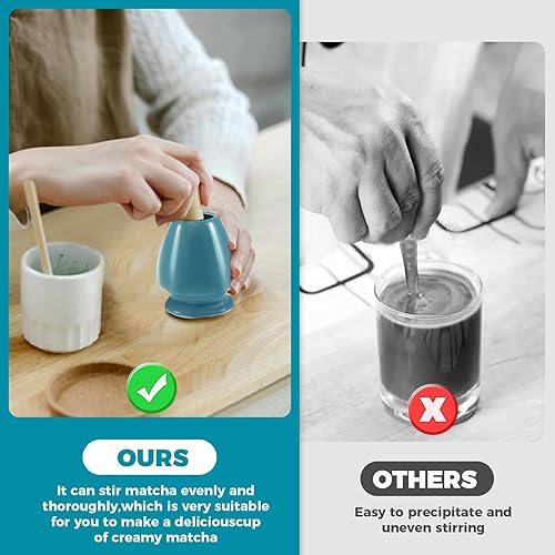 Kit de thé Matcha, ensemble de fouet Matcha, Fouet sûr pour Matcha, Ensemble de fouet Matcha, kit de thé vert Matcha pour salon de thé, fouet et cuillère Matcha, service à thé japonais - Nail Gallerys