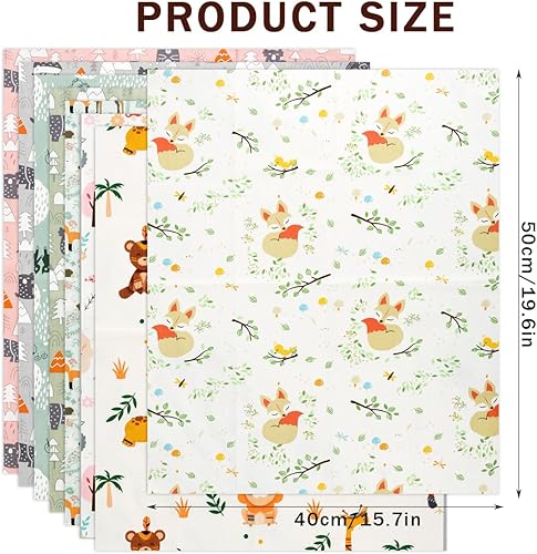 Lot de 8 tissus à coudre en coton pour patchwork, FOCCTS 50 x 40 cm, tissus à coudre pour enfants, pour artisanat, couture, bricolage - Nail Gallerys