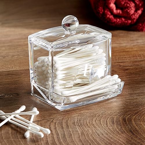 Compactor Rangement Organisateur cosmétiques & bijoux, Transparent, 9,3 x 8 x H 9,9 cm, RAN8568 - Nail Gallerys