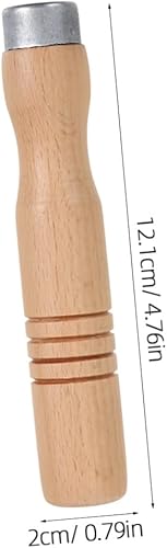 OUNONA 2 Pièces lime manches bois hêtre rouge - Nail Gallerys