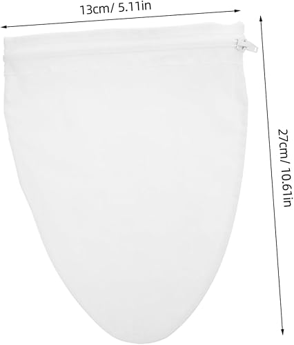 BESTonZON 3 Pièces Filtre à Thé Thaï Traditionnel Café Filtre Chaussette à Thé Pochette Passoire à Thé Sachets De Thé à Cordon Sachets De Thé En Vrac Blanche Acier Inoxydable - Nail Gallerys